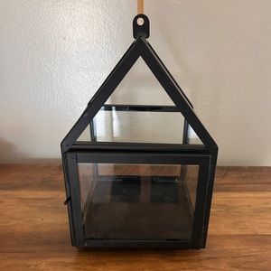 Hearth and hand metal and glass house lantern